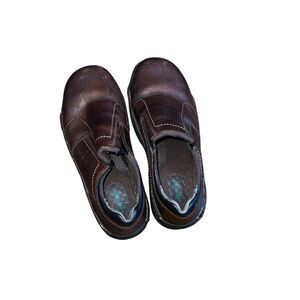 Hytest Men's Brown Leather Slip-On Shoes 9 M